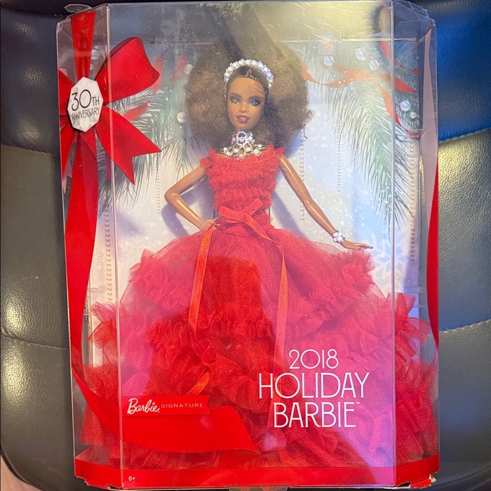Barbie Signature 2018 Holiday Doll in Vibrant Red